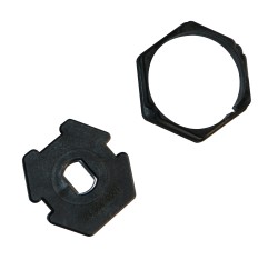 Adaptateur hexagonal 50 mm pour moteur LEC Ø 45 mm