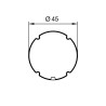 Adaptateur ZF45 pour moteur Nice ERA S