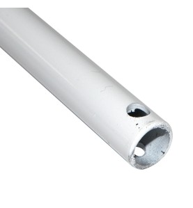 Manivelle Ø12 mm acier laqué blanc Lg 1,20 m