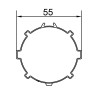 Adaptateur Soprofen pour moteur Nice ERA M