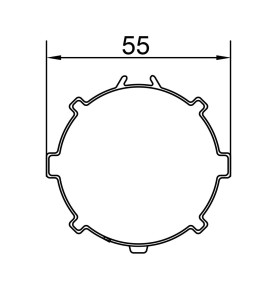 Adaptateur Soprofen pour moteur Nice ERA M