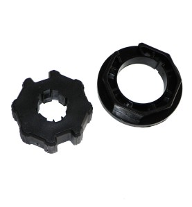 Adaptateur pour moteur Neo Ø 45 mm centre à pignon  pour tube octogonal 70 mm 