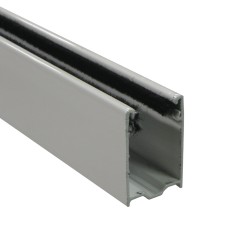 Coulisse aluminium traditionnelle blanche 40x27 mm (le mètre)