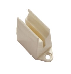 Bloqueur de manivelle PVC blanc pour manivelle Ø12 à Ø14 mm