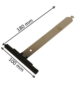 Attache de tablier à crochet pour tube octogonal et lame de 8 mm