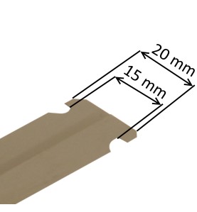 Attache de tablier à clipper pour tube ZF et lame de 14 mm
