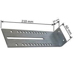 Equerre de fixation côté opposé manoeuvre