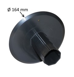 Flasque Ø164 mm pour tube octogonal 40 mm