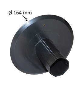 Flasque Ø164 mm pour tube octogonal 40 mm