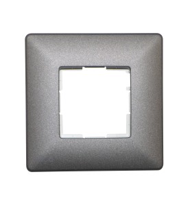 NICEWAY OPLA - Plaque murale carrée gris graphite