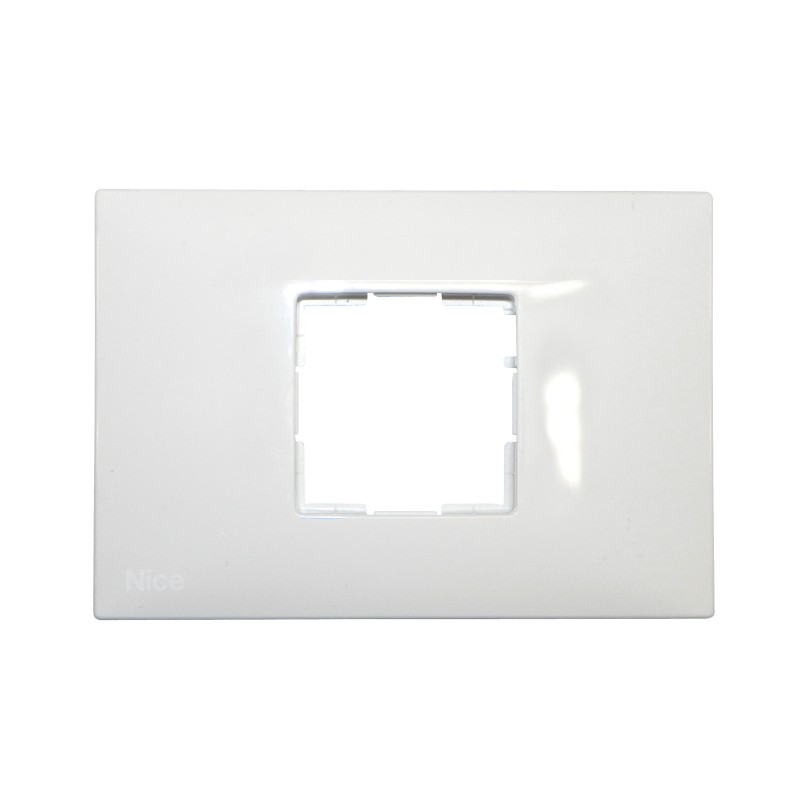 NICEWAY OPLA - Plaque murale rectangulaire blanche