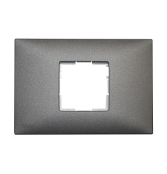 NICEWAY OPLA - Plaque murale rectangulaire gris graphite