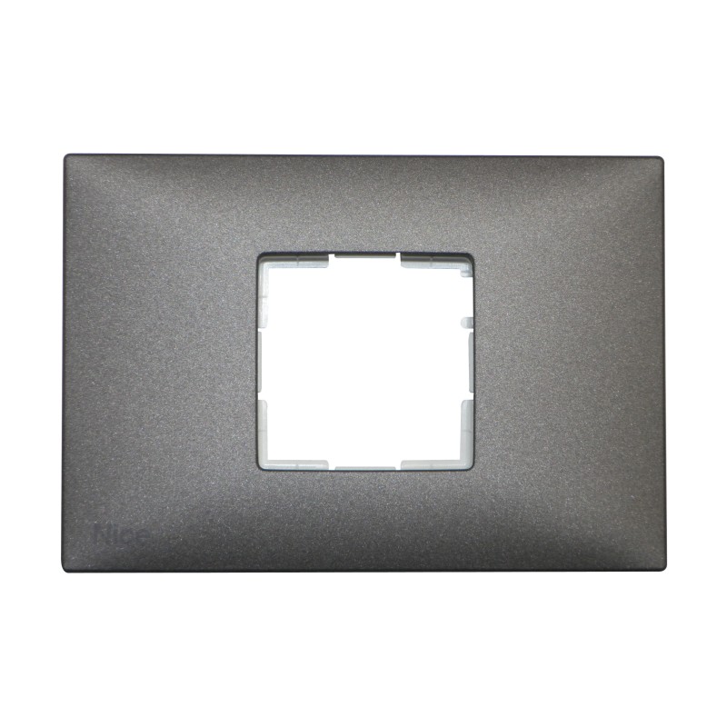 NICEWAY OPLA - Plaque murale rectangulaire gris graphite