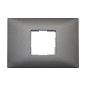 NICEWAY OPLA - Plaque murale rectangulaire gris graphite