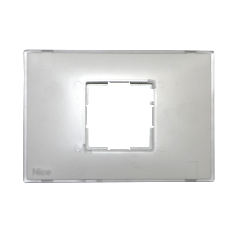 NICEWAY OPLA - Plaque murale rectangulaire neutre transparent