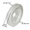 Poulie pour sangle Ø 185 mm pour volet roulant