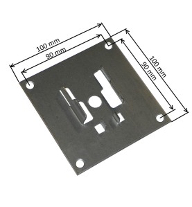 Plaque support 100x100 mm