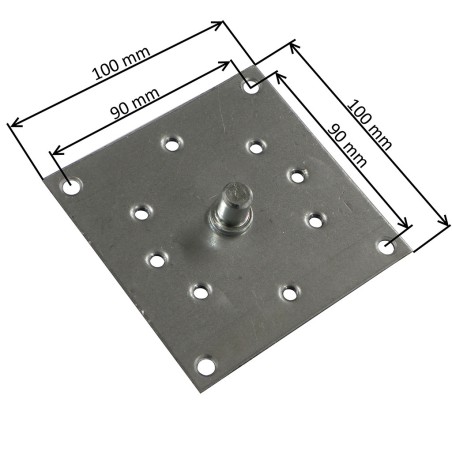 Plaque support 100x100 mm