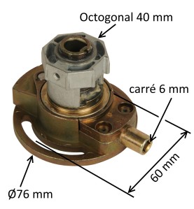 Treuil pour volet roulant 447F004 E:C6 S:octo 40