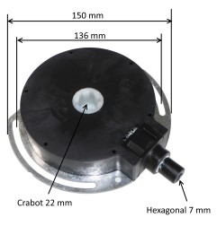 Treuil pour volet roulant DEPT1003-GM E:6P7