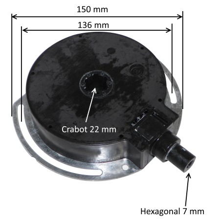 Treuil pour volet roulant DEPT1003 E:6P7