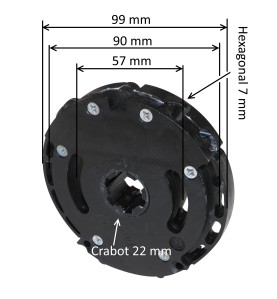 Treuil pour volet roulant DEPT1004FC 