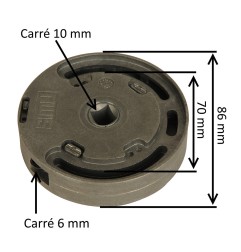 Treuil pour volet roulant 1/7 E:C6 S:C10