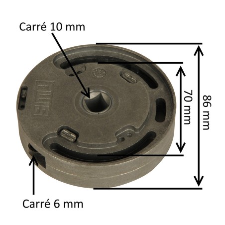 Treuil pour volet roulant 1/7 E:C6 S:C10