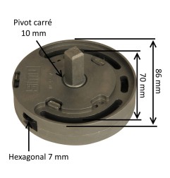 Treuil pour volet roulant 6S2.720028 E:6P7 E:C10