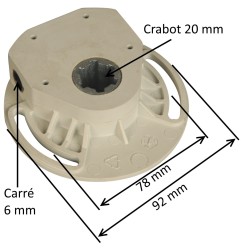 Treuil Soprofen pour volet roulant 419F003 E:C6