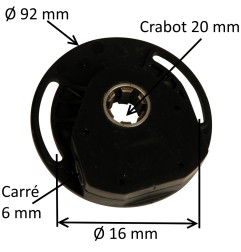 Treuil Soprofen pour volet roulant 419F001 E:C6