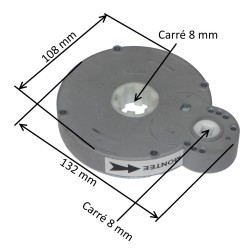 Treuil volet roulant ZFC270E E:C8 S:C8