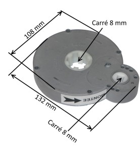 Treuil volet roulant ZFC270E E:C8 S:C8