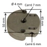 Treuil pour volet roulant 1421 E:C6 S:C7