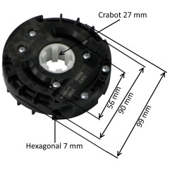 Treuil Technivis FDC E:6P7-S:Crabot ZF