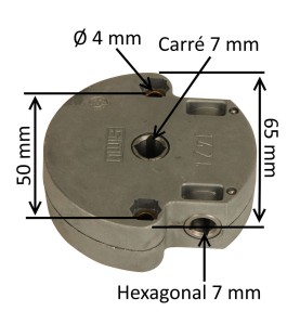 Treuil pour volet roulant SER1032 E:6P7 S:C7