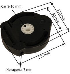 Treuil pour volet roulant ZFC183 E:6P7 S:C10