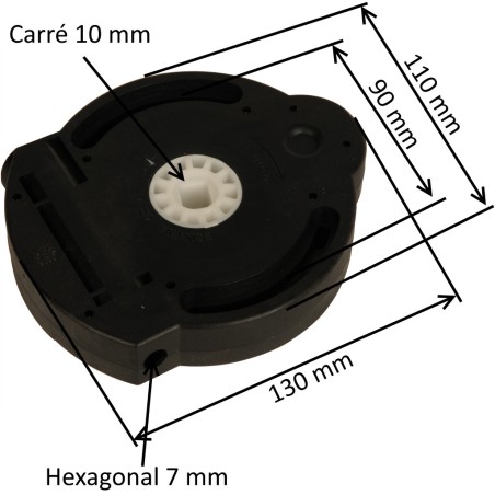Treuil pour volet roulant ZFC183 E:6P7 S:C10