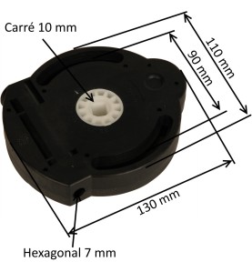 Treuil pour volet roulant ZFC183 E:6P7 S:C10