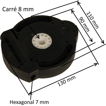 Treuil pour volet roulant ZFC182 E:6P7 S:C8