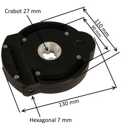 Treuil pour volet roulant ZFC181 E:6P7