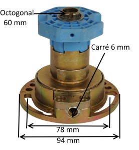 Treuil à pignon conique côté droite E:C6 S:octo60