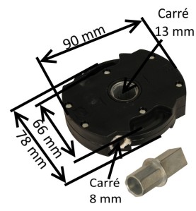 Treuil pour volet roulant 6A2.3808.PF8 E:C8 S:C13