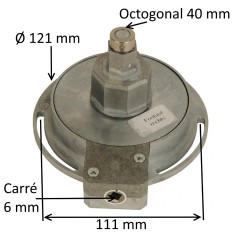 Treuil à cliquets pour volet roulant gauche E:C6 S:octo 40