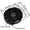 Treuil pour volet roulant 6A2.3845.PF8 E:C8 S:C10