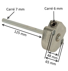 Treuil pour volet roulant 414F666 E:C6 S:C7