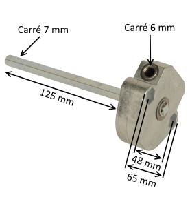 Treuil pour volet roulant 414F666 E:C6 S:C7