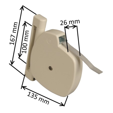 Enrouleur de sangle DEPS17-580/T91