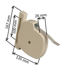 Enrouleur de sangle DEPS17-580/T91