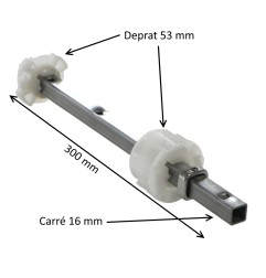 Embout télescopique 4 picots pour tube ZF54 et Deprat 53